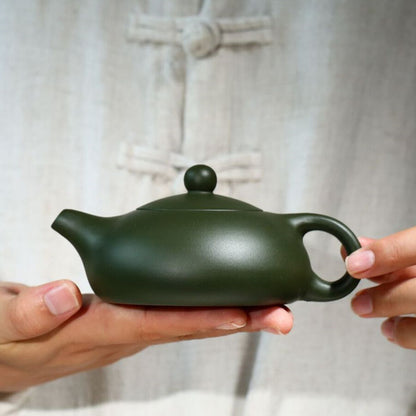 China yixing zisha green clay Pottery Handmade xishi tea pot Teapot