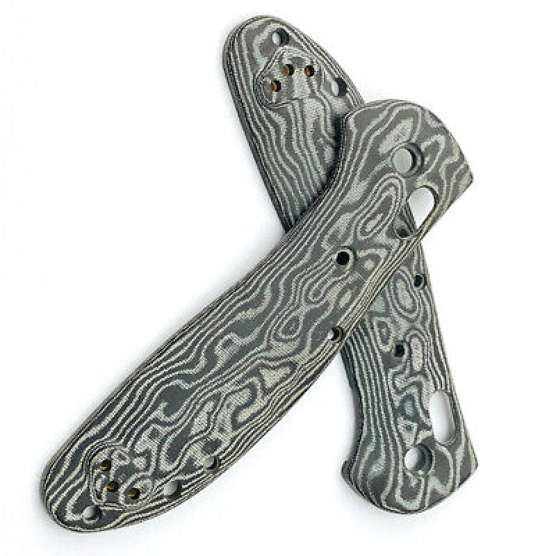 Micarta Scales+Supporting Shafts for Benchmade Griptilian 551/550 Snake Pattern