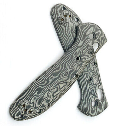Micarta Scales+Supporting Shafts for Benchmade Griptilian 551/550 Snake Pattern
