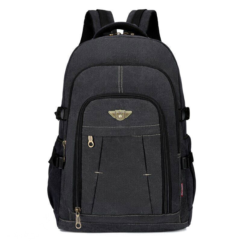 Laptop Canvas Backpack Men's Travel School Shoulder Bags Rucksack Backpacks