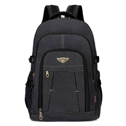 Laptop Canvas Backpack Men's Travel School Shoulder Bags Rucksack Backpacks