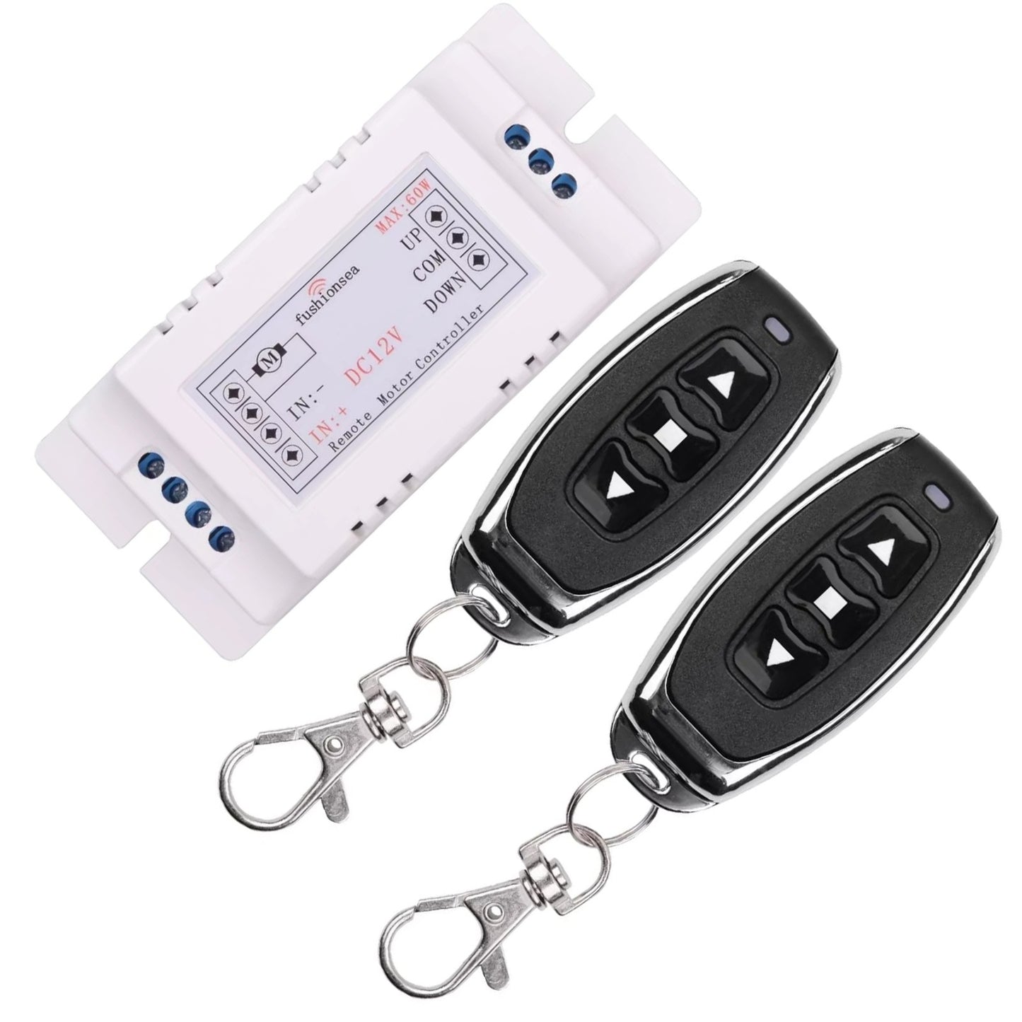 Motor Wireless Remote Switch Remote Control 12V Universal 2 Channel RF433MHz