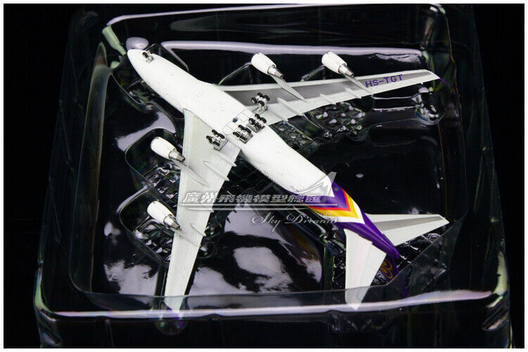 1:400 JC Wings THAI BOEING 747-400 Passenger Airplane Flap Down Diecast Model