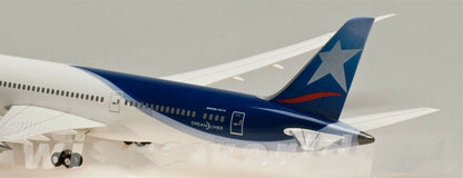 1:200 31CM Hogan LAN BOEING 787-9 Passenger Airplane ABS Plastic Aircraft Model