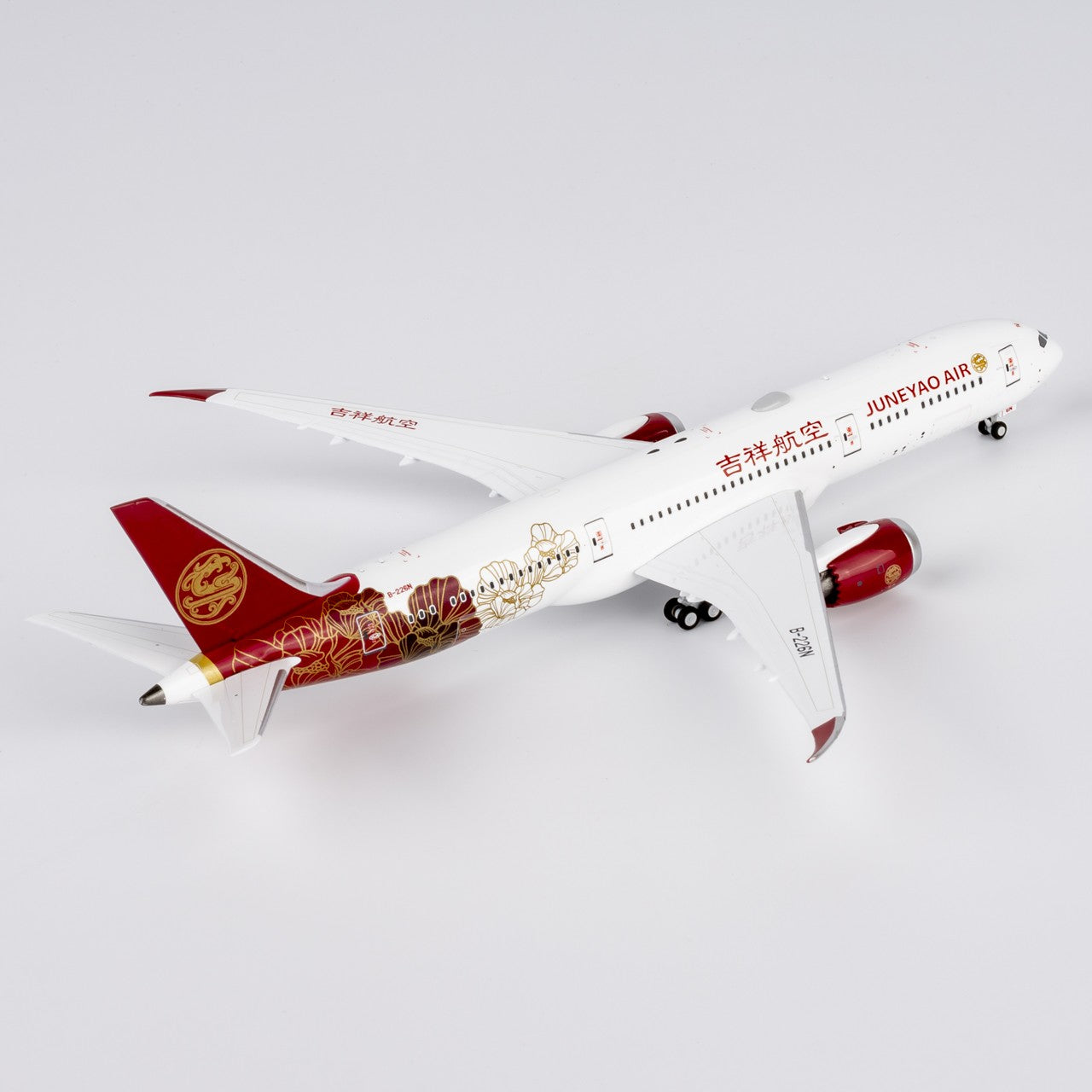 1:400 NGmodels Juneyao Airlines B787-9 Passenger Airplane Diecast Plane Model