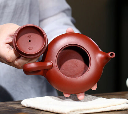 180ml Chinese Yixing Purple Clay Teapot Gongfu Teaset Handmade Tea Ceremony