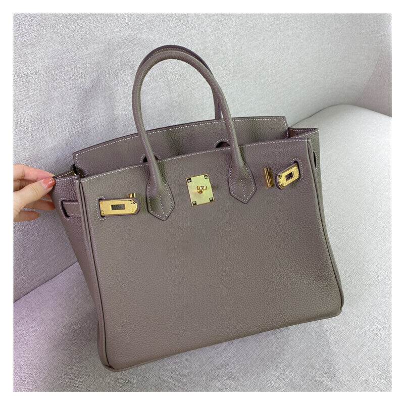 25/30cm Real Leather Flap Tote Shoulder bag Handbag Purse Fashion Briefcase
