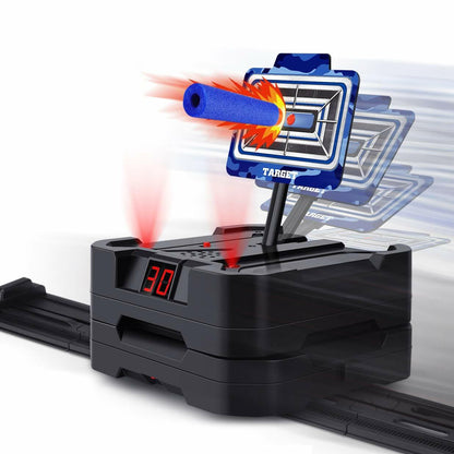 Electronic Moving Auto Resetting Target for Foam Darts with Score Counter