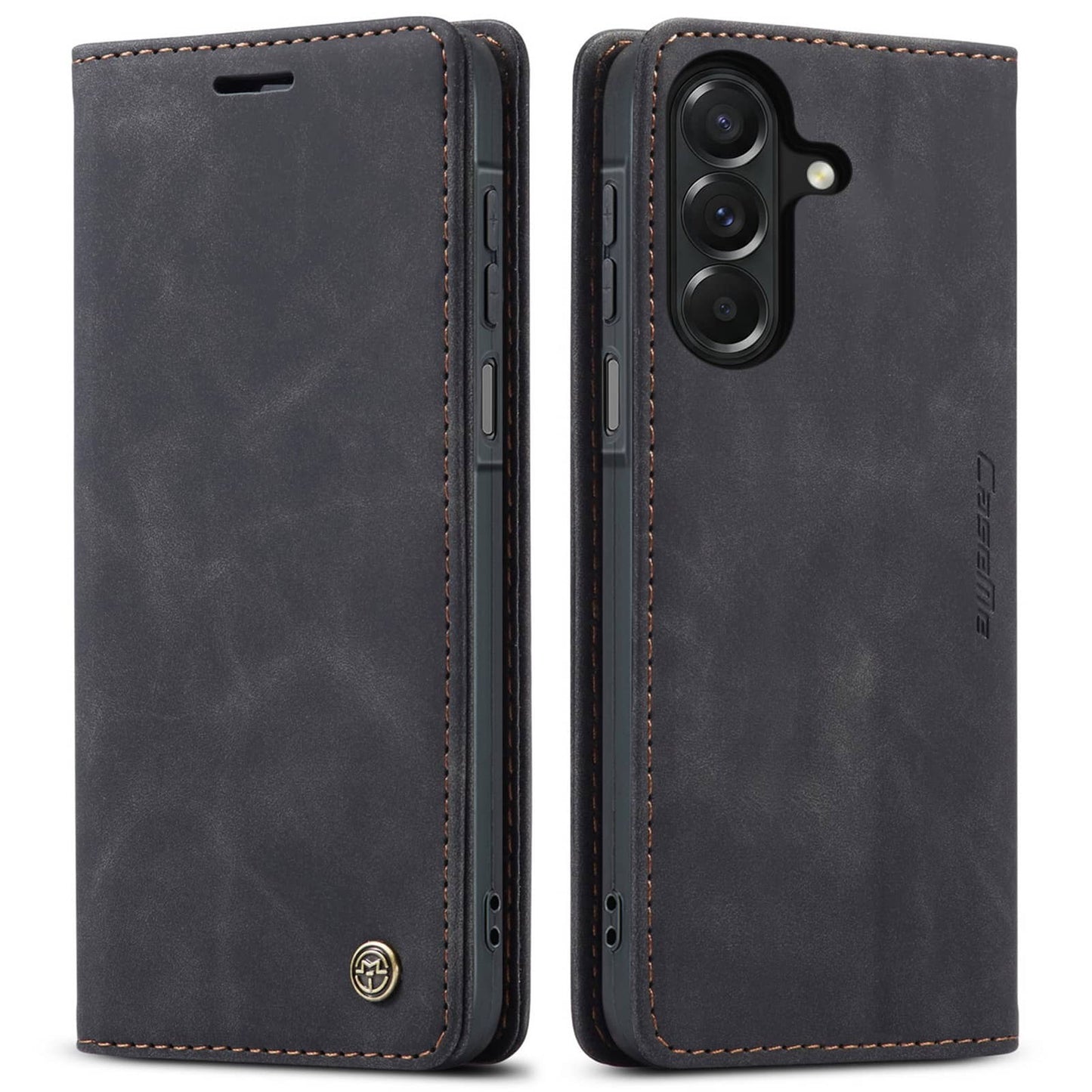 Flip Wallet Case for Samsung Galaxy A27, Magnetic Folio Cover with Card Holder