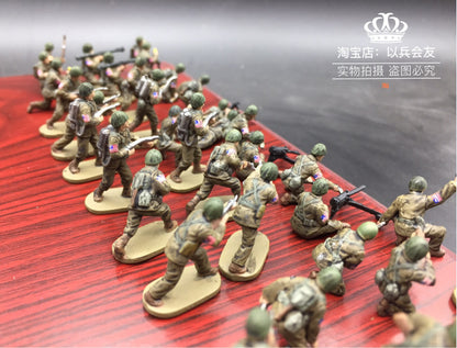 1/72 28Pcs World War II US Soldier Model