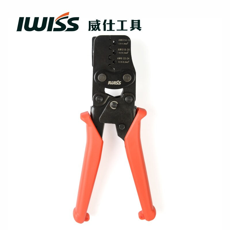 IWISS IWS-1424BN AWG24-14 0.14-2.0mm2 Auto Repair Tools Crimping Tool Crimper
