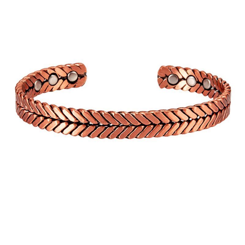 Women Healing Bracelet Tibetan Pure Copper Magnetic Men Fashion Jewelry Bangles