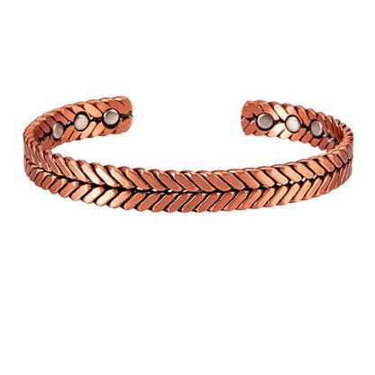 Women Healing Bracelet Tibetan Pure Copper Magnetic Men Fashion Jewelry Bangles
