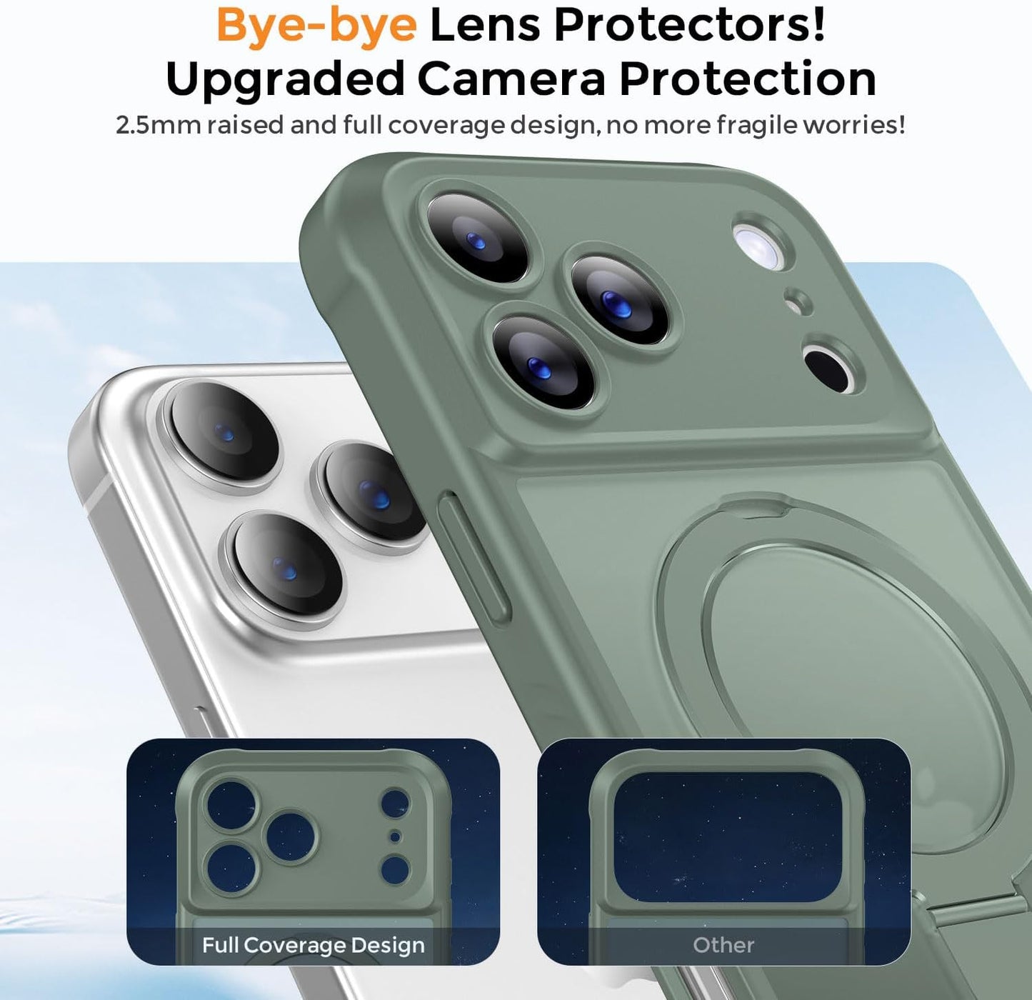 Design for Iphone 17 Pro Max Case, Compatible with Magsafe [Premium Invisible Ma