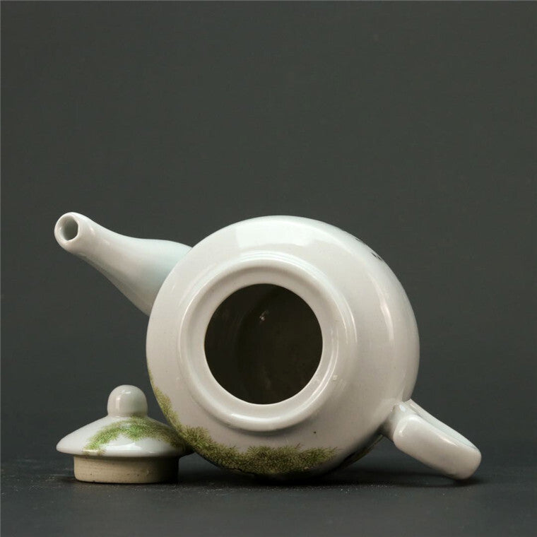Jingdezhen Pink Character Child Picture Tea Pot