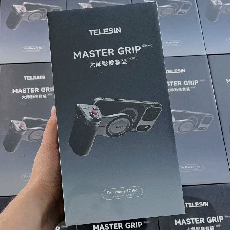 TELESIN Master Grip Kit for iPhone 17 Pro Max Magnetic Phone Camera Grip 3200mAh