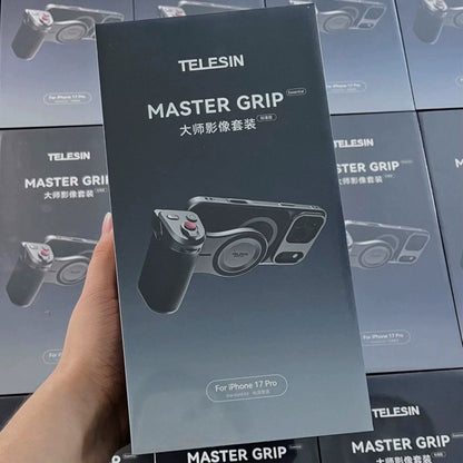 TELESIN Master Grip Kit for iPhone 17 Pro Max Magnetic Phone Camera Grip 3200mAh