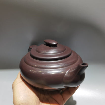 Vintage Chinese Yixing Purple Clay Teapot Zisha Ceremony Fashion Nice Teaware