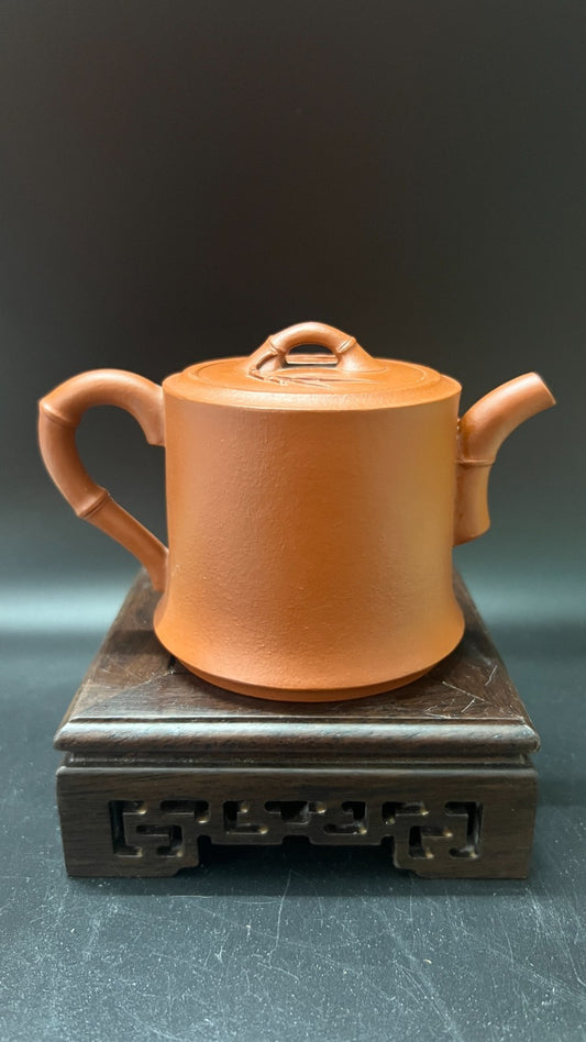 160cc chinese Yixing Handmade Zisha teapot Zhu clay Bamboo Hu Gongfu Tea Pot