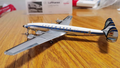1:200 Herpa Lufthansa Lockheed L-1649A Plane Airplane Diecast Aircraft Model