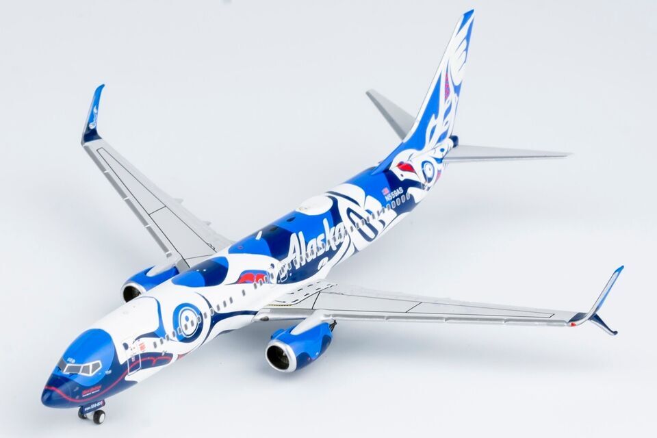 1:400 NG Model Alaska BOEING 737-800 Passenger Airplane Diecast Aircraft Model