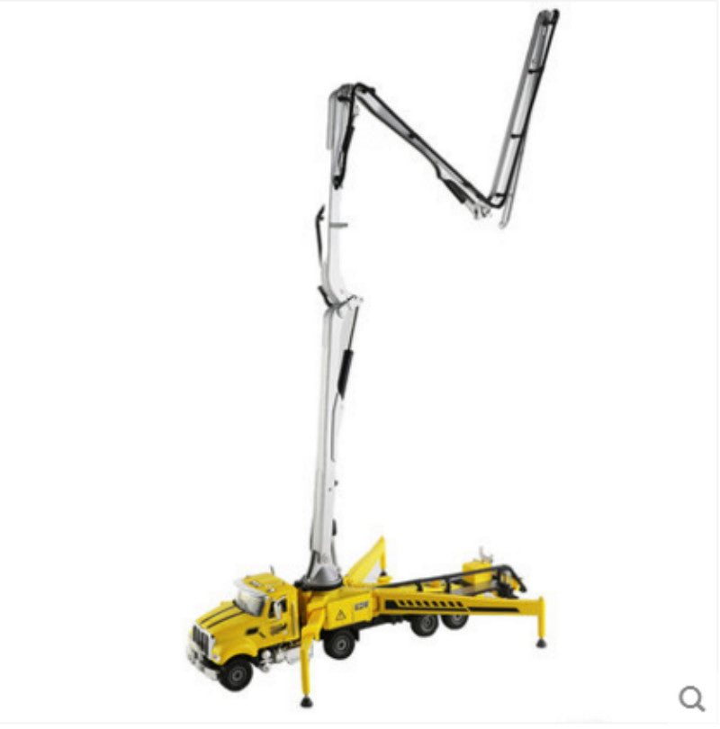 1:55 KDW Concrete Pump Truck Construction Machinery Equipment Diecast Model