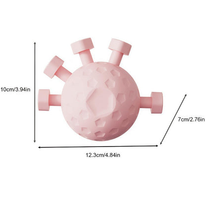 Hand and arm exerciser, pressure finger device, portable grip ball