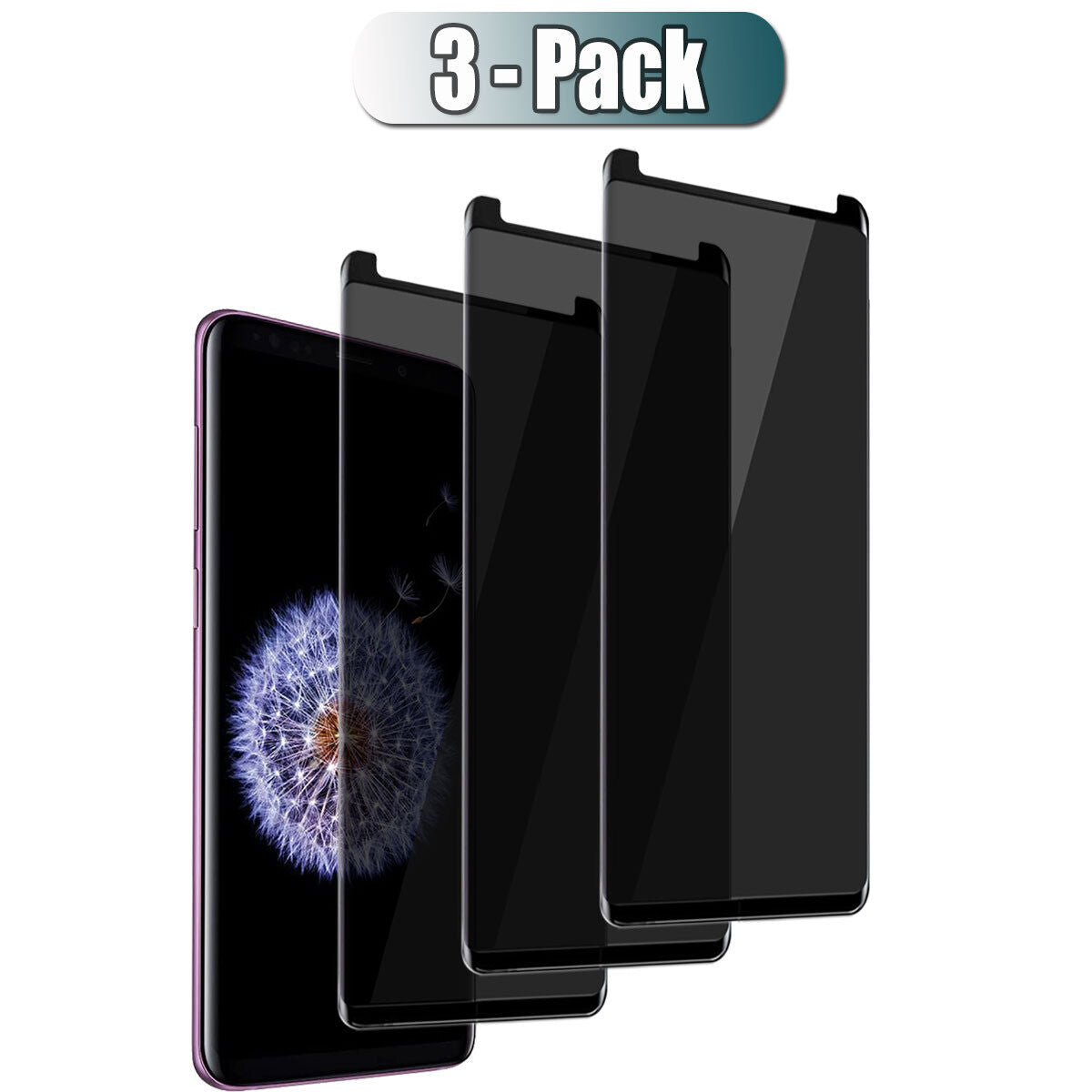 For Samsung Galaxy S9 Plus / S9 Thin Fit Privacy Tempered Glass Screen Protector