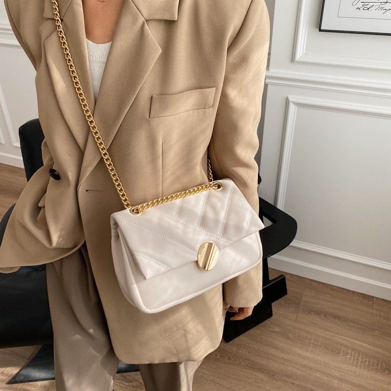 Luxury Crossbody Bags Soft Leather Shoulder Bag Fashion Chains Messenger Purse