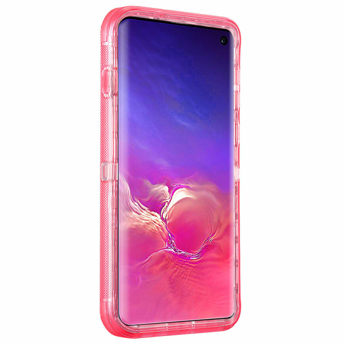 Rugged Transparent Case for Samsung Galaxy S10 Series - Thumbnail 3