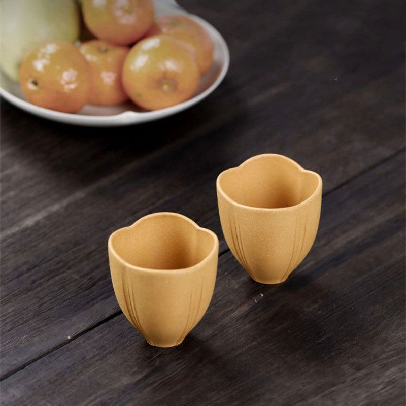 70ml Yixing Purple Clay Handmade Master Cup Smell Cup Mulan Cup Kung Fu Teaware