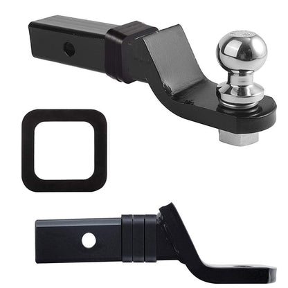 3PCS Universal 2 Inch Hitch Receiver Silencer Pad for Adjustable Ball Mounts