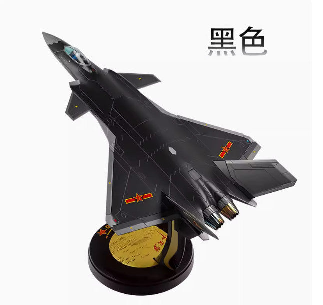1:48 46CM J-20 Stealth Fighter Jet Aeroplane Diecast Military Aircraft Model