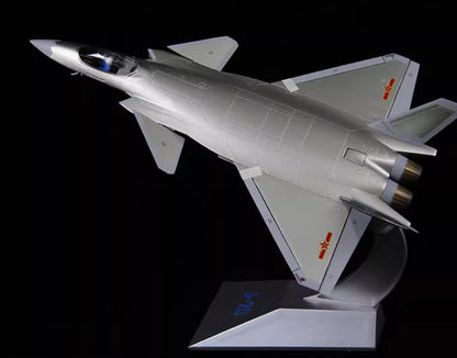 1:48 45CM China J-20 Stealth Fighter Plane Diecast Military Aircraft Model