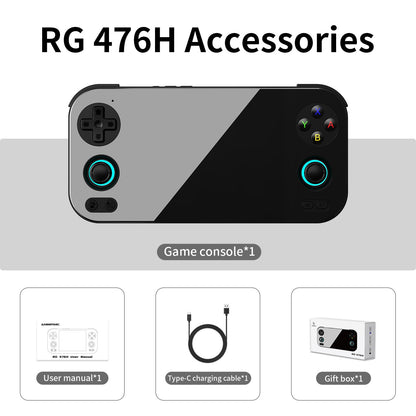 RG476H touch full screen PS1 PS2 Genshin Impact King Ambronic game console PSP