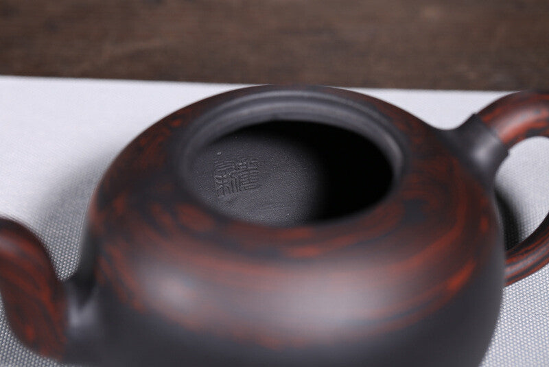 handmade tea pot marked purple clay yixing zisha master pot Chinese kungfu pots