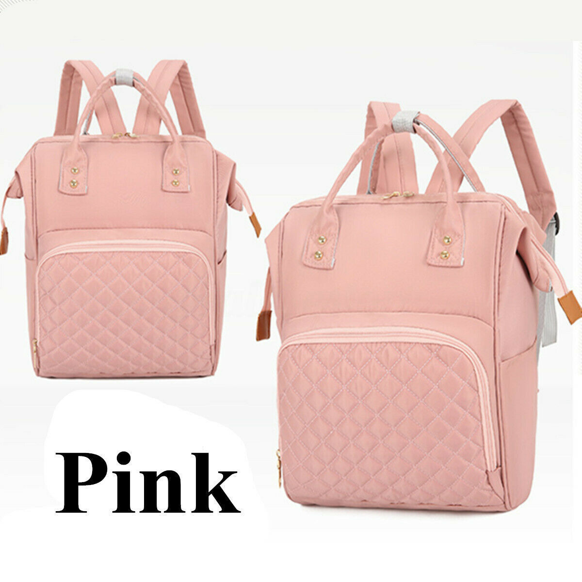 New Women's Mummy Nappy Diaper Bag Large Capacity Baby Travel Backpack Tote Bag