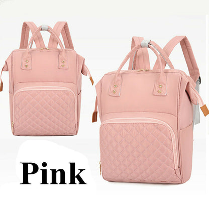New Women's Mummy Nappy Diaper Bag Large Capacity Baby Travel Backpack Tote Bag