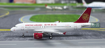 1:400 PandaModel JUNEYAO AIRLINES A319 B-6232 Passenger Airplane Diecast Model