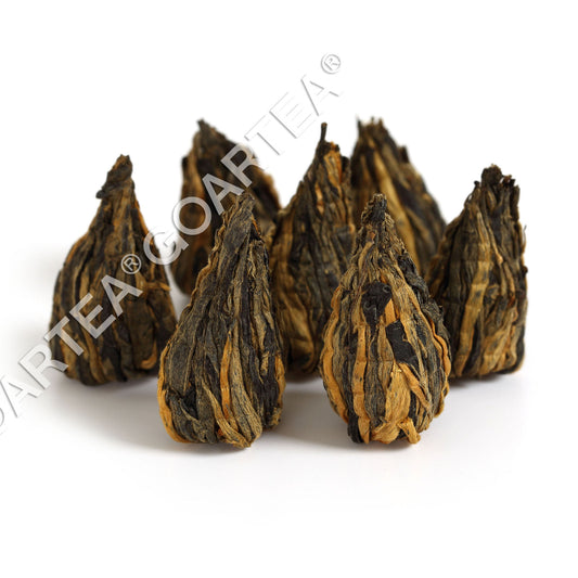 GOARTEA Nonpareil Supreme Yunnan Black Tea Pagoda Dian Hong Black Tea Buds-