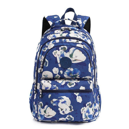 Backpack Large School Bags Anti-theft Nylon Waterproof Travel Rucksack Polyester