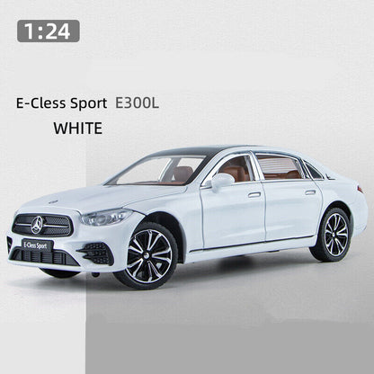 1:24 Mercedes-Benz E-Class E300 L Sports Diecast Model Car Alloy Toy Vehicle