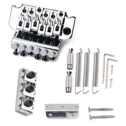 1Set Electric Guitar Tremolo System Double Locking Bridge Silver For Floyd Rose;