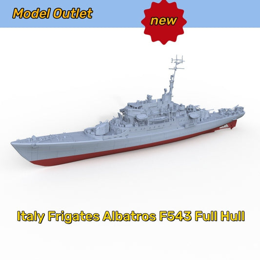 SSMODEL 1/144 Model Kit Italy Frigates Albatros-Class Albatros F543 Full Hull