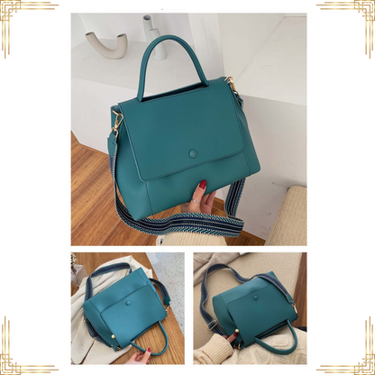 Women Fashion LEATHER Shoulder Crossbody Handbag Casual Luxury Female Tote Bag