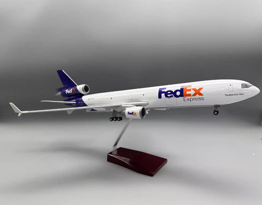 47CM 1:130 FedEx McDonnell Douglas MD-11 Plane Airplane Landing Gear Resin Model