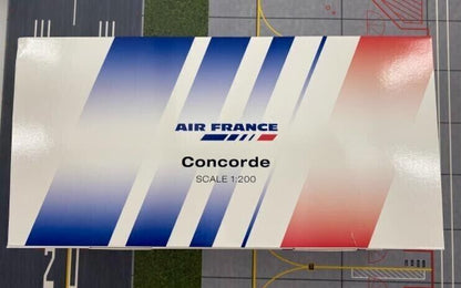 1:200 31CM Hogan AIR FRANCE Concorde Passenger Plane Diecast Aircraft Model