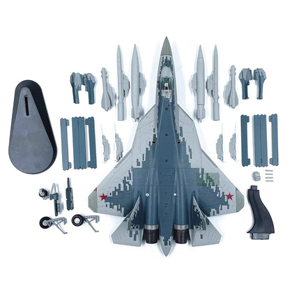 Alloy 1/72 Scale Russian Air Force Sukhoi Su-57 Fighter Model Plane w/ Stand