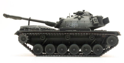 ARTITEC BRD M48 A2 Yellow olive rail transport BW 1/87 FINISHED MODEL TANK