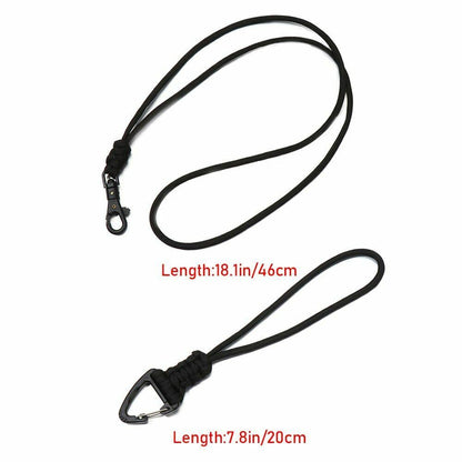 20/46cm High Strength Parachute Self-Defense Emergency Paracord Keychain Buckle